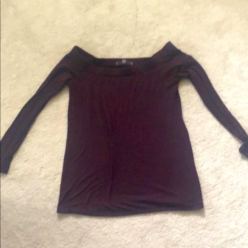 Off the shoulder Loft shirt